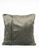 Patchwork Pillowcase with Velvet Backing